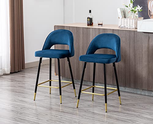 Wahson-Chaise-Salle--Manger-Lot-de-2-en-Velours-Chaise-Cuisine-Moderne-Pieds-en-mtal-Chaise--Dinner-Rembourres-pour-CuisineRestaurant-0-1