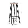 MEUBLE-COSY-Lot-de-2-Tabouret-de-Bar-Vintage-Chaise-Ronde-Sige-de-Cuisine-Haut-avec-Repose-Pieds-Style-Industriel-Pieds-Mtal-0-1 MEUBLE-COSY-Lot-de-2-Tabouret-de-Bar-Vintage-Chaise-Ronde-Sige-de-Cuisine-Haut-avec-Repose-Pieds-Style-Industriel-Pieds-Mtal-0-1
