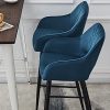 TUKAILAI-Tabourets-de-Bar-en-Velours-avec-sige-rembourr-Doux-accoudoir-Dossier-Ouvert-et-Base-en-mtal-Chaise-Haute-Tabourets-Hauts-Bleus-0-1 TUKAILAI-Tabourets-de-Bar-en-Velours-avec-sige-rembourr-Doux-accoudoir-Dossier-Ouvert-et-Base-en-mtal-Chaise-Haute-Tabourets-Hauts-Bleus-0-1