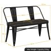Yaheetech-Chaise-de-Salle–Manger-Banc-Deux-Places-Design-Industriel-Chaise-de-Cuisine-avec-Assise-rembourre-Structure-en-mtal-Style-Vintage-Noir-109-x-83-x-555-cm-0-1 Yaheetech-Chaise-de-Salle–Manger-Banc-Deux-Places-Design-Industriel-Chaise-de-Cuisine-avec-Assise-rembourre-Structure-en-mtal-Style-Vintage-Noir-109-x-83-x-555-cm-0-1