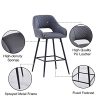 AINPECCA-Lot-2-Tabourets-de-Bar-avec-Dossier-Lot-de-2-Tabourets-de-Bar-avec-Repose-Pieds-en-Simili-Cuir-Chaises-de-Bar-Pieds-en-Metal-Tabourets-de-Bistrot-avec-Accoudoir-0-1 AINPECCA-Lot-2-Tabourets-de-Bar-avec-Dossier-Lot-de-2-Tabourets-de-Bar-avec-Repose-Pieds-en-Simili-Cuir-Chaises-de-Bar-Pieds-en-Metal-Tabourets-de-Bistrot-avec-Accoudoir-0-1