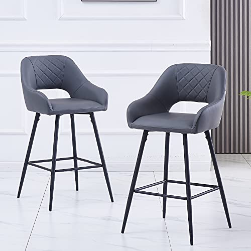 AINPECCA-Lot-2-Tabourets-de-Bar-avec-Dossier-Lot-de-2-Tabourets-de-Bar-avec-Repose-Pieds-en-Simili-Cuir-Chaises-de-Bar-Pieds-en-Metal-Tabourets-de-Bistrot-avec-Accoudoir-0
