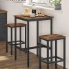 VASAGLE-Ensemble-Table-de-Bar-avec-Tabourets-Table–Manger-avec-2-Chaises-Table-de-Cuisine-60-x-60-x-90-cm-Chaises-de-Bar-30-x-40-x-65-cm-Style-Industriel-Marron-Rustique-et-Noir-LBT017B01-0-0 VASAGLE-Ensemble-Table-de-Bar-avec-Tabourets-Table–Manger-avec-2-Chaises-Table-de-Cuisine-60-x-60-x-90-cm-Chaises-de-Bar-30-x-40-x-65-cm-Style-Industriel-Marron-Rustique-et-Noir-LBT017B01-0-0
