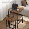 VASAGLE-Ensemble-Table-de-Bar-avec-Tabourets-Table–Manger-avec-2-Chaises-Table-de-Cuisine-60-x-60-x-90-cm-Chaises-de-Bar-30-x-40-x-65-cm-Style-Industriel-Marron-Rustique-et-Noir-LBT017B01-0-2 VASAGLE-Ensemble-Table-de-Bar-avec-Tabourets-Table–Manger-avec-2-Chaises-Table-de-Cuisine-60-x-60-x-90-cm-Chaises-de-Bar-30-x-40-x-65-cm-Style-Industriel-Marron-Rustique-et-Noir-LBT017B01-0-2