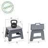 ARREGUI-Tabouret-Pliant-Marchepied-pour-Adultes-et-Enfants-Escabeau-Pliant-Tabouret-marchepied-Enfant-Tabouret-pour-la-Cuisine-Salle-de-Bain-Camping-Gris-0-0
