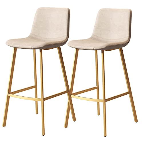 Tabouret-de-bar-Lot-de-2-Counters-Heights-Tabouret-Chaise-de-petit-dejeuner-en-similicuir-256295-po-H-Tabouret-de-bar-en-metal-dore-en-fer-forge-Repose-pieds-en-metal-industriel-ensemble-de-2-0