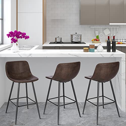 WOLTU-Lot-de-2-Tabourets-de-Bar-avec-Dossier-Chaises-de-Salle-a-Manger-avec-Assise-Rembourree-Chaises-Hautes-Cuisine-avec-Pieds-en-Metal-Hauteur-du-Siege-63-cm-en-Similicuir-2649-0-0