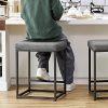 Yaheetech-2-tabourets-de-Bar-rembourres-en-Similicuir-et-metal-de-60-cm-carres-avec-Repose-Pieds-pour-Cuisine-peninsule-portee-136-kg-0-2 Yaheetech-2-tabourets-de-Bar-rembourres-en-Similicuir-et-metal-de-60-cm-carres-avec-Repose-Pieds-pour-Cuisine-peninsule-portee-136-kg-0-2