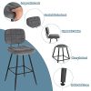 EUGAD-Tabouret-Bar-Lot-de-2-Chaise-de-Bar-Chaise-de-Cuisine-Tabouret-de-Bistrot-Tabouret-de-Comptoir-Tabouret-avec-DossierRepose-Pieds-Siege-rembourre-en-Velours-et-Metal-BY02-2-0-2 EUGAD-Tabouret-Bar-Lot-de-2-Chaise-de-Bar-Chaise-de-Cuisine-Tabouret-de-Bistrot-Tabouret-de-Comptoir-Tabouret-avec-DossierRepose-Pieds-Siege-rembourre-en-Velours-et-Metal-BY02-2-0-2