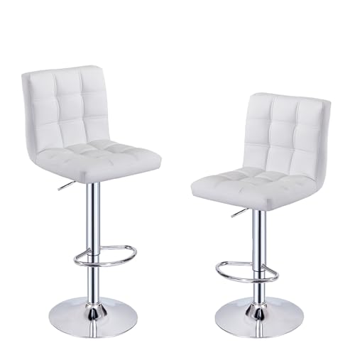 Lot-de-2-Tabourets-de-Bar-Chaises-Haut-Hauteur-Reglable-Revetement-en-PU-Rotatif-sur-360-avec-Dossier-et-Repose-Pieds-Pied-Chrome-0