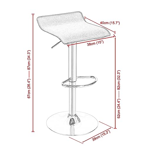 Lot-de-2-Tabourets-de-Bar-Chaises-Haut-Hauteur-Reglable-Revetement-en-PU-Rotatif-sur-360-avec-Dossier-et-Repose-Pieds-Pied-Chrome-39-cm-L-x-40-cm-l-x-67-87-cm-H-0-1