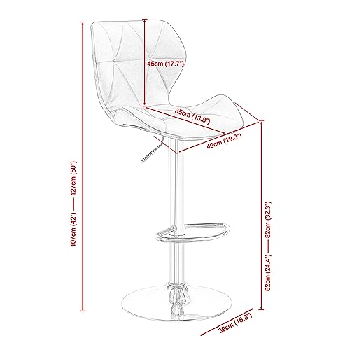 Lot-de-2-Tabourets-de-Bar-Chaises-Haut-Hauteur-Reglable-Revetement-en-PU-Rotatif-sur-360-avec-Dossier-et-Repose-Pieds-Pied-Chrome-49-x-35-x-107-127-cm-0-0