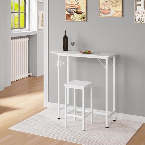 EUGAD-Lot-de-2-Tabouret-de-Bar-Chaise-de-Cuisine-Tabouret-Industriel-avec-Repose-Pieds-pour-Bistro-Salle-a-Manger-en-Bois-Agglomere-Metal-33x65x33-cm-BY06-2-0-0