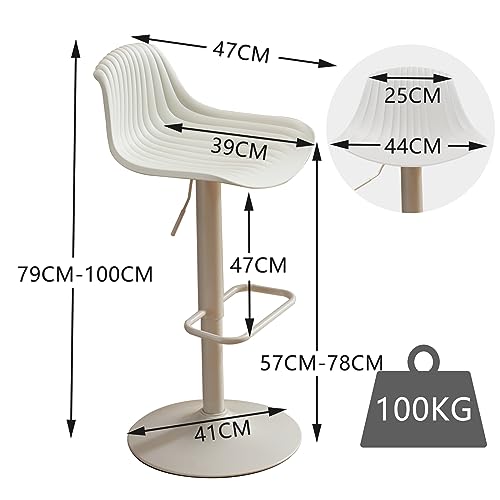 SEPNINE-Tabouret-de-Bar-Moderne-Lot-de-2-chaises-de-Bar-en-Plastique-avec-Dossier-reglable-pivotant-Compteur-de-Hauteur-de-Tabouret-de-Bar-chaises-ile-armless-pour-la-Cuisine-0-1