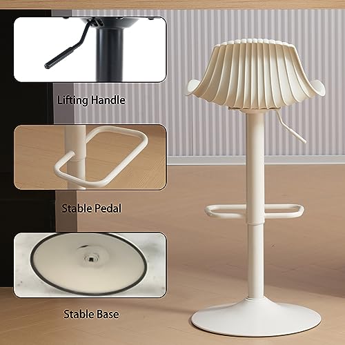 SEPNINE-Tabouret-de-Bar-Moderne-Lot-de-2-chaises-de-Bar-en-Plastique-avec-Dossier-reglable-pivotant-Compteur-de-Hauteur-de-Tabouret-de-Bar-chaises-ile-armless-pour-la-Cuisine-0-2