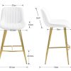 Wahson-Tabouret-de-Bar-en-Velours-Chaise-de-Bar-Pied-Dore-Tabouret-Bar-Lot-de-2-Chaise-Haute-Cuisine-Moderne-avec-Dossier-Tabouret-Haut-pour-ilot-de-Cuisine-et-Bar-0-0 Wahson-Tabouret-de-Bar-en-Velours-Chaise-de-Bar-Pied-Dore-Tabouret-Bar-Lot-de-2-Chaise-Haute-Cuisine-Moderne-avec-Dossier-Tabouret-Haut-pour-ilot-de-Cuisine-et-Bar-0-0
