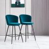 AINPECCA-Lot-de-2-Tabourets-de-Bar-Chaises-de-comptoir-de-Cuisine-en-Velours-avec-Repose-Pieds-Dossier-incurve-Siege-Rond-pour-Bar-Bistrot-et-Salle-a-Manger-Cuisine-0-0 AINPECCA-Lot-de-2-Tabourets-de-Bar-Chaises-de-comptoir-de-Cuisine-en-Velours-avec-Repose-Pieds-Dossier-incurve-Siege-Rond-pour-Bar-Bistrot-et-Salle-a-Manger-Cuisine-0-0