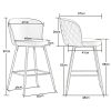 AINPECCA-Lot-de-2-Tabourets-de-Bar-Chaises-de-comptoir-de-Cuisine-en-Velours-avec-Repose-Pieds-Dossier-incurve-Siege-Rond-pour-Bar-Bistrot-et-Salle-a-Manger-Cuisine-0-1 AINPECCA-Lot-de-2-Tabourets-de-Bar-Chaises-de-comptoir-de-Cuisine-en-Velours-avec-Repose-Pieds-Dossier-incurve-Siege-Rond-pour-Bar-Bistrot-et-Salle-a-Manger-Cuisine-0-1