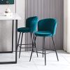 AINPECCA-Lot-de-2-Tabourets-de-Bar-Chaises-de-comptoir-de-Cuisine-en-Velours-avec-Repose-Pieds-Dossier-incurve-Siege-Rond-pour-Bar-Bistrot-et-Salle-a-Manger-Cuisine-0-2 AINPECCA-Lot-de-2-Tabourets-de-Bar-Chaises-de-comptoir-de-Cuisine-en-Velours-avec-Repose-Pieds-Dossier-incurve-Siege-Rond-pour-Bar-Bistrot-et-Salle-a-Manger-Cuisine-0-2