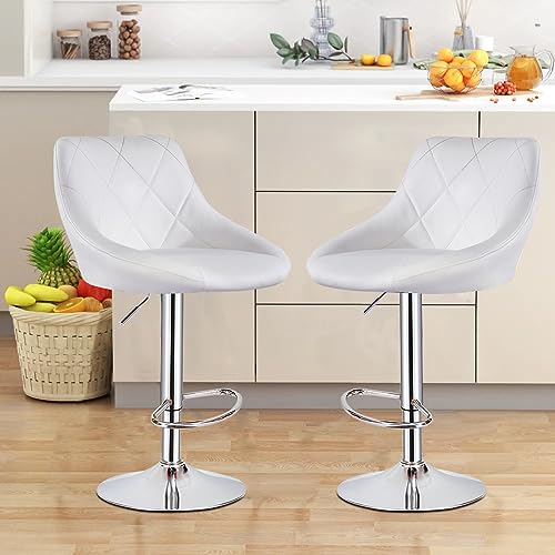 Lot-de-2-Tabourets-de-Bar-Chaises-Haut-Hauteur-Reglable-Revetement-en-PU-Rotatif-sur-360-avec-Dossier-et-Repose-Pieds-Pied-Chrome-39-cm-L-x-38-cm-l-x-89-109-cm-H-0-0