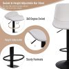 Ermnois-Lot-de-2-tabourets-de-Bar-pivotants-avec-Dossier-Chaises-de-Bar-Modernes-reglables-sans-accoudoirs-en-Cuir-synthetique-0-2 Ermnois-Lot-de-2-tabourets-de-Bar-pivotants-avec-Dossier-Chaises-de-Bar-Modernes-reglables-sans-accoudoirs-en-Cuir-synthetique-0-2