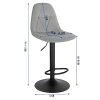 LestarainTabouret-Bar-Lot-de-2-Chaise-de-Bar-Tabouret-de-Comptoir-Tabouret-avec-Dossier-Reglable-en-Hauteur-Pivotant-a-360-enVelours-Cadre-en-Metal-Hauteur-dAssise-60-81cm-LBAI64A-2-0-1 LestarainTabouret-Bar-Lot-de-2-Chaise-de-Bar-Tabouret-de-Comptoir-Tabouret-avec-Dossier-Reglable-en-Hauteur-Pivotant-a-360-enVelours-Cadre-en-Metal-Hauteur-dAssise-60-81cm-LBAI64A-2-0-1