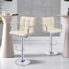 Lot-de-2-Tabourets-de-Bar-Chaises-Haut-Hauteur-Reglable-Revetement-en-PU-Rotatif-sur-360-avec-Accoudoirs-Dossier-et-Repose-Pieds-Pied-Chrome-0-2 Lot-de-2-Tabourets-de-Bar-Chaises-Haut-Hauteur-Reglable-Revetement-en-PU-Rotatif-sur-360-avec-Accoudoirs-Dossier-et-Repose-Pieds-Pied-Chrome-0-2