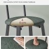 VASAGLE-Tabouret-de-Bar-Lot-de-2-Chaise-de-Cuisine-Rembourre-PU-Assise-755-cm-Repose-Pieds-Montage-Simple-Industriel-Salle-a-Manger-Cuisine-Noir-Classique-et-Vert-Foret-LBC069C01-0-2