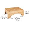 WENKO-Tabouret-de-Salle-de-Bain-Bambusa-escabeau-aux-Belles-Formes-en-Bambou-Aide-dacces-a-la-Baignoiredans-la-Cuisine-Tabouret-pour-Plantes-40x15x30-cm-Nature-0-1 WENKO-Tabouret-de-Salle-de-Bain-Bambusa-escabeau-aux-Belles-Formes-en-Bambou-Aide-dacces-a-la-Baignoiredans-la-Cuisine-Tabouret-pour-Plantes-40x15x30-cm-Nature-0-1