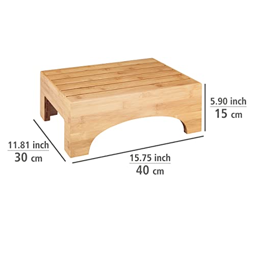 WENKO-Tabouret-de-Salle-de-Bain-Bambusa-escabeau-aux-Belles-Formes-en-Bambou-Aide-dacces-a-la-Baignoiredans-la-Cuisine-Tabouret-pour-Plantes-40x15x30-cm-Nature-0-1