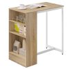 WOLTU-Table-Bar-Table-Haute-Mange-Debout-Console-Table-Cuisine-Cadre-en-Metal-Grand-Plateau-3-Compartiments-de-Rangement-91x49x91-cm-2669-0-1