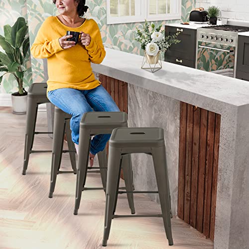 COSTWAY-Lot-4-Chaises-Salle-a-Manger-Empilable-de-Style-Industriel-en-Acier-Convient-pour-BistrotCuisineBarCafe-JardinBalcon-52-x-44-x-84cm-L-x-l-x-H-Charge-Max-120kg-0-0