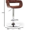 Mingone-Tabouret-de-Bar-en-Bois-Moderne-Chaise-de-Bar-Hauteur-Reglable-Chaises-de-Cuisine-en-Cuir-avec-Dossier-pour-Bureau-Cuisine-Bar-Restaurant-0-0