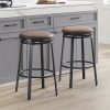 SHOCOKO-Swivel-Bar-Stools-Tabouret-de-comptoir-de-cuisine-avec-assise-en-cuir-synthetique-et-cadre-en-metal-robuste-moderne-pour-ilot-de-cuisine-bar-salle-a-manger-marron-0-1 SHOCOKO-Swivel-Bar-Stools-Tabouret-de-comptoir-de-cuisine-avec-assise-en-cuir-synthetique-et-cadre-en-metal-robuste-moderne-pour-ilot-de-cuisine-bar-salle-a-manger-marron-0-1