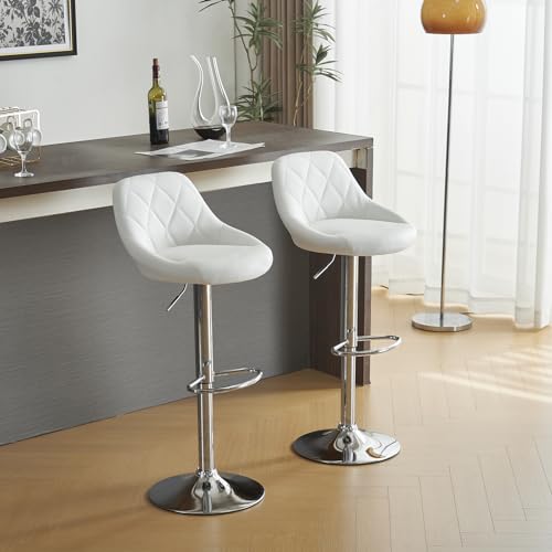 LEADZM-Tabouret-de-Bar-Lot-de-2-Chaise-de-Bar-Reglable-Hauteur-en-PU-Rotatif-sur-360-avec-Dossier-et-Repose-Pieds-0-0