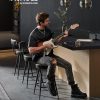 VASAGLE-EKHO-Collection-Tabouret-de-Bar-Chaise-de-Cuisine-Siege-Rembourre-PU-avec-Coutures-Style-Moderne-Mi-siecle-pour-Cuisine-Bar-0-0 VASAGLE-EKHO-Collection-Tabouret-de-Bar-Chaise-de-Cuisine-Siege-Rembourre-PU-avec-Coutures-Style-Moderne-Mi-siecle-pour-Cuisine-Bar-0-0