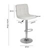 Baroni-Home-Tabouret-de-bar-ou-de-cuisine-en-tissu-rembourre-reglable-et-pivotant-a-360-avec-dossier-et-repose-pieds-structure-en-acier-chrome-0-0 Baroni-Home-Tabouret-de-bar-ou-de-cuisine-en-tissu-rembourre-reglable-et-pivotant-a-360-avec-dossier-et-repose-pieds-structure-en-acier-chrome-0-0