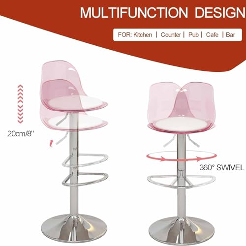 Leomix-Tabouret-Roulant-en-Acrylique-a-reglage-en-Hauteur-avec-Dossier-Transparent-tabourets-de-Bar-hydrauliques-a-Hauteur-de-comptoir-de-Cuisine-sans-accoudoirs-pour-Cuisine-Bar-0-0