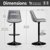 STOOLINK-Tabouret-de-Bar-Lot-de-2-Chaise-de-Bar-en-Cuir-Microfibre-Tabourets-Bar-Reglable-en-Hauteur-Siege-Bar-Pivotant-sur-360-Chaise-Bar-avec-Repose-Pieds-pour-Comptoir-Bar-0-0 STOOLINK-Tabouret-de-Bar-Lot-de-2-Chaise-de-Bar-en-Cuir-Microfibre-Tabourets-Bar-Reglable-en-Hauteur-Siege-Bar-Pivotant-sur-360-Chaise-Bar-avec-Repose-Pieds-pour-Comptoir-Bar-0-0