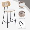 Wahson-Tabourets-de-Bar-Lot-de-2-Chaise-de-Bar-Bois-et-Metal-avec-Dossier-Rotin-Tabouret-Haut-Bar-Moderne-et-Vintage-Chaise-Haute-Bar-en-Bois-et-Rotin-Chaise-Bar-Bois-pour-Central-Ilot-0-2 Wahson-Tabourets-de-Bar-Lot-de-2-Chaise-de-Bar-Bois-et-Metal-avec-Dossier-Rotin-Tabouret-Haut-Bar-Moderne-et-Vintage-Chaise-Haute-Bar-en-Bois-et-Rotin-Chaise-Bar-Bois-pour-Central-Ilot-0-2