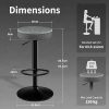 STOOLINK-Chaise-de-Bar-Lot-de-2-Tabourets-de-Bar-Reglable-en-Hauteur-Chaises-Bar-Cuir-Microfibre-Tabouret-de-Bar-avec-Repose-Pieds-Chaise-Bar-Reglable-pour-Cuisine-Tabouret-Bar-Pivotant-a-360-0-0