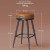 VASAGLE-EKHO-Collection-Tabouret-de-Bar-Lot-de-2-Hauteur-de-Comptoir-Siege-Pivotant-PU-avec-Coutures-Style-Moderne-Mi-siecle-pour-Cuisine-Bar-Montage-Facile-0-1 VASAGLE-EKHO-Collection-Tabouret-de-Bar-Lot-de-2-Hauteur-de-Comptoir-Siege-Pivotant-PU-avec-Coutures-Style-Moderne-Mi-siecle-pour-Cuisine-Bar-Montage-Facile-0-1