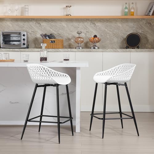 WOLTU-Lot-de-2-Tabourets-de-Bar-Tabourets-Haut-Tabourets-Bar-avec-Repose-Pieds-et-Dossier-Ajoure-Tabourets-Exterieur-Jardin-avec-Siege-Plastique-et-Pieds-Metalliques-BH417-2-0-0