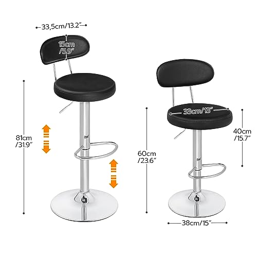 HOOBRO-Tabourets-de-Bar-Lot-de-2-Chaises-de-Bar-en-PU-Hauteur-Reglable-Sieges-de-Cuisine-Pivotants-a-360-avec-Dossier-et-Repose-Pieds-Assise-Rembourree-en-Mousse-Noir-ESB33BYP201-0-1
