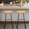 Redlife-Tabourets-de-Bar-Lot-de-2-Tabourets-de-Bar-en-Bois-Tabourets-de-Bar-a-Siege-Selle-avec-Pied-Metallique-Chaises-de-Salle-a-Manger-sans-Dossier-pour-Ilot-de-Cuisine-0-0 Redlife-Tabourets-de-Bar-Lot-de-2-Tabourets-de-Bar-en-Bois-Tabourets-de-Bar-a-Siege-Selle-avec-Pied-Metallique-Chaises-de-Salle-a-Manger-sans-Dossier-pour-Ilot-de-Cuisine-0-0