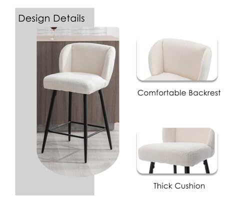 Wahson-Tabourets-de-Bar-Moderne-Lot-de-2-Chaise-de-Bar-Tabouret-Bar-avec-Pieds-Metal-Chaise-Bar-Coussin-Epais-Chaise-Haute-Cuisine-avec-Dossier-pour-Ilot-CentralBar-0-2