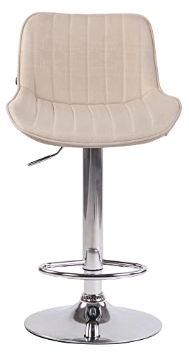 CLP-Lot-De-2-Tabourets-De-Bar-Lentini-en-Tissu-I-Chaise-Haute-De-Bistrot-avec-Repose-Pieds-Hauteur-Reglable-Pivotant-0-1