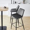 TUKAILAi-Lot-de-2-Tabouret-de-Bar-Haut-Design-V-Chaise-Haute-avec-Dossier-et-Repose-Pieds-Siege-de-Bar-Rembourree-en-Velours-Industriel-Moderne-pour-Bar-Bistro-Cuisine-Cadeau-0-1