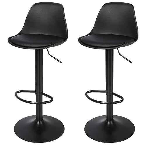 RELOVE-tabourets-de-Bar-Tabouret-de-Bar-en-Cuir-synthetique-reglable-en-Hauteurtabourets-de-Bar-Cuisine-Design-SIGReglable-en-Hauteur-et-Rotative-a-360-0