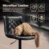 STOOLINK-Tabouret-Bar-Lot-de-2-Chaise-de-Bar-en-Cuir-Microfibre-Tabourets-Bar-Reglable-en-Hauteur-Siege-Bar-Pivotant-sur-360-Chaise-Bar-avec-Repose-Pieds-pour-Comptoir-Bar-Noir-fonce-0-2 STOOLINK-Tabouret-Bar-Lot-de-2-Chaise-de-Bar-en-Cuir-Microfibre-Tabourets-Bar-Reglable-en-Hauteur-Siege-Bar-Pivotant-sur-360-Chaise-Bar-avec-Repose-Pieds-pour-Comptoir-Bar-Noir-fonce-0-2